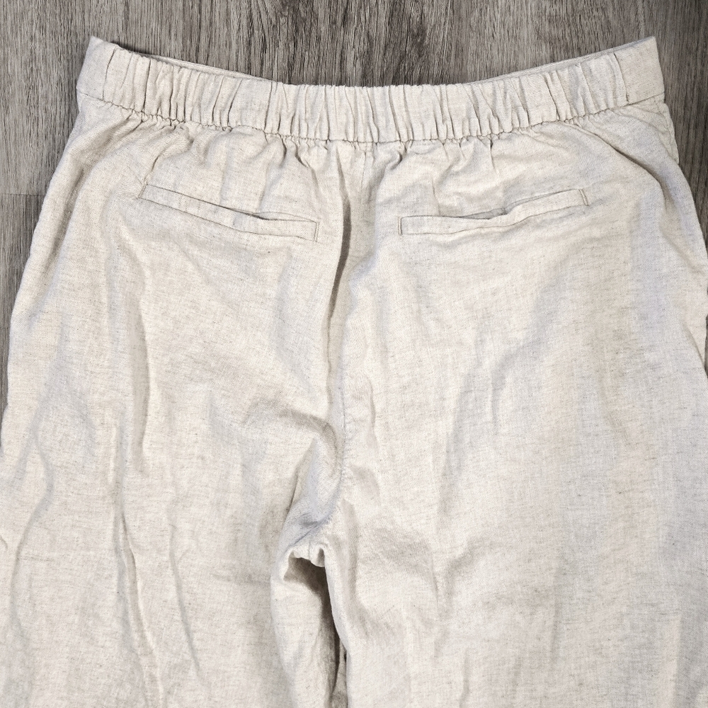 BANANA REPUBLIC High Rise Hayden Wide Leg Linen Blend Pants - Picture 4 of 9